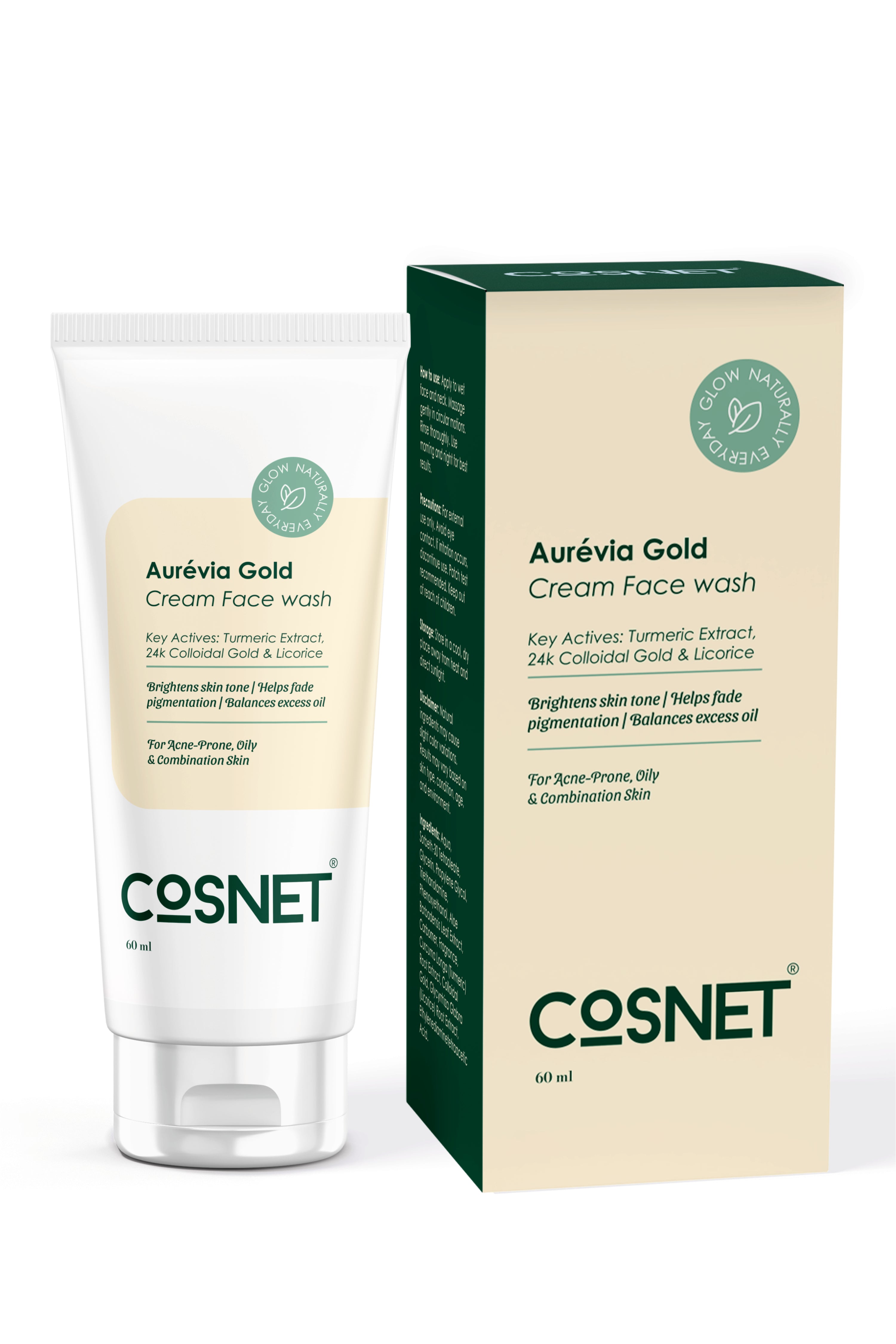 Aurévia Gold Cream Face Wash