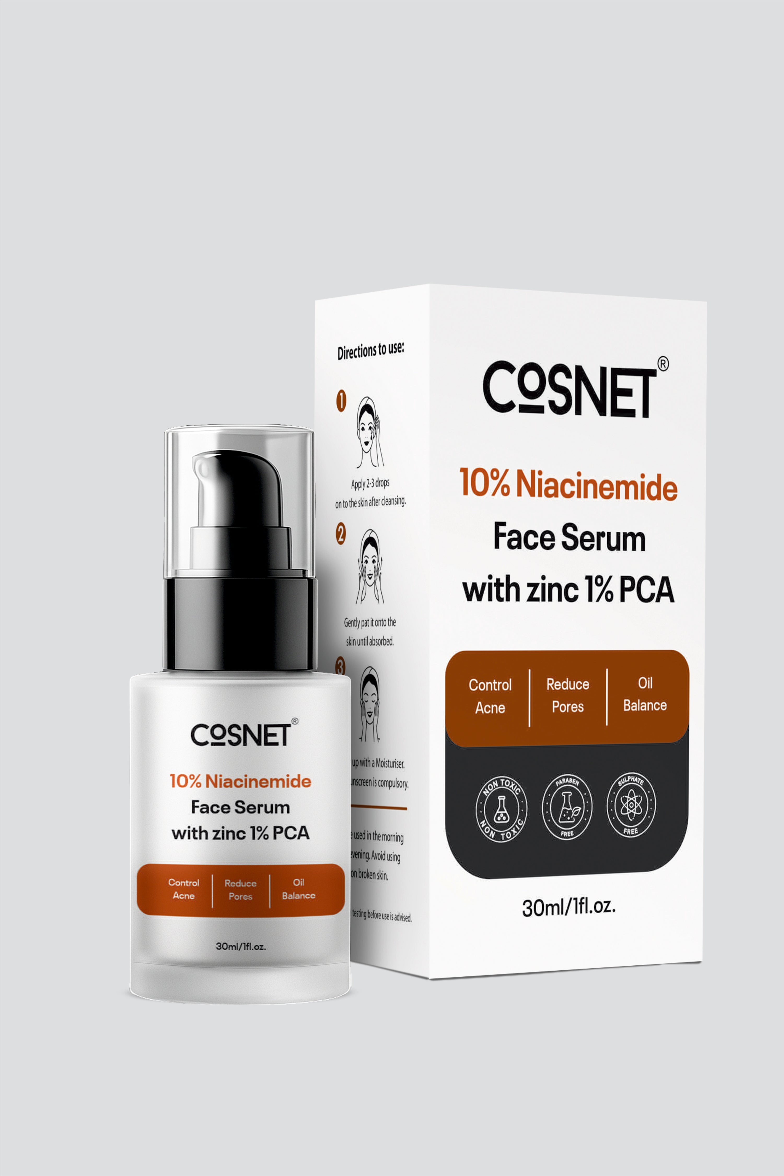 10% Niacinamide with 1% Zinc PCA