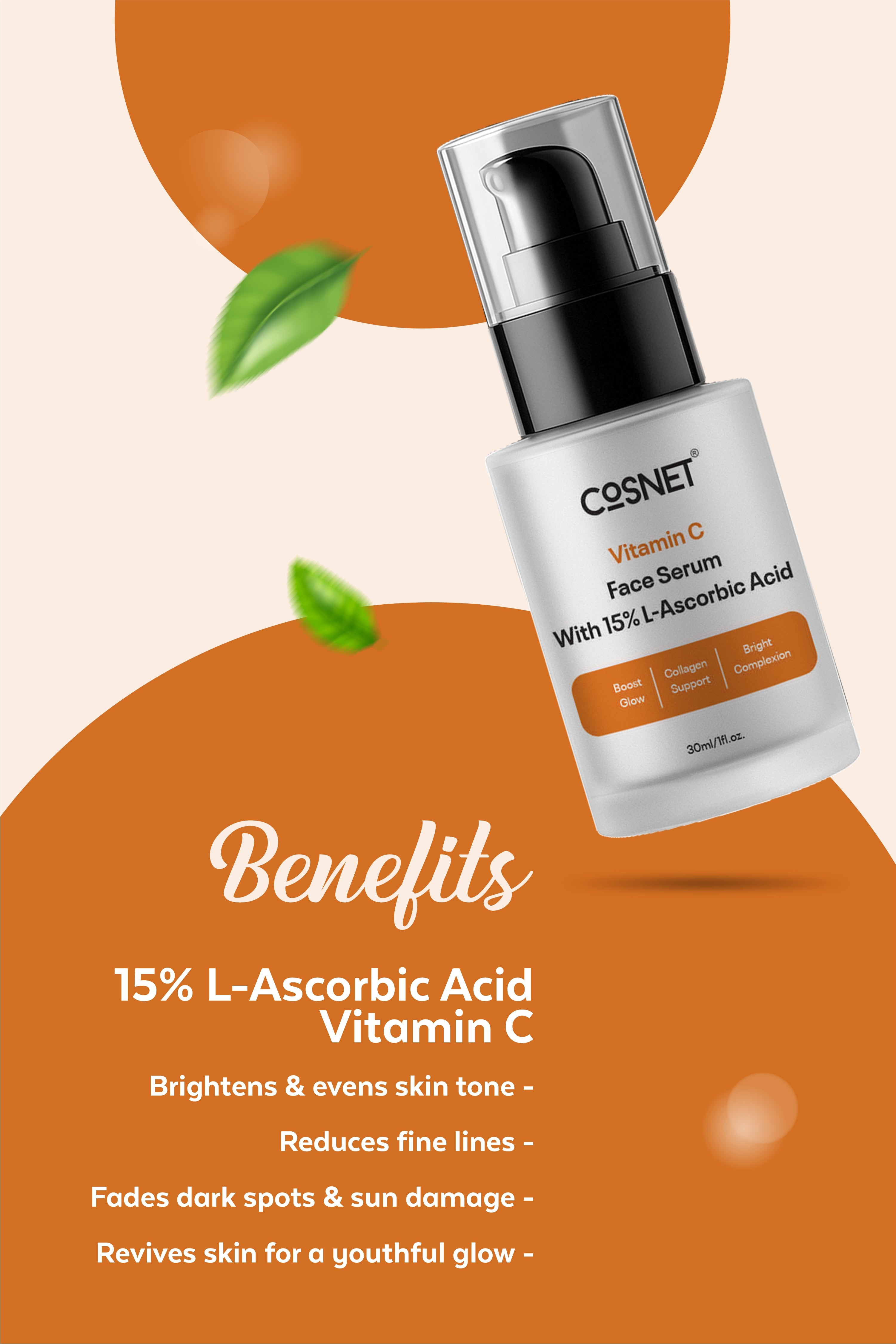 Vitamin C Face Serum With 15% L-Ascorbic Acid