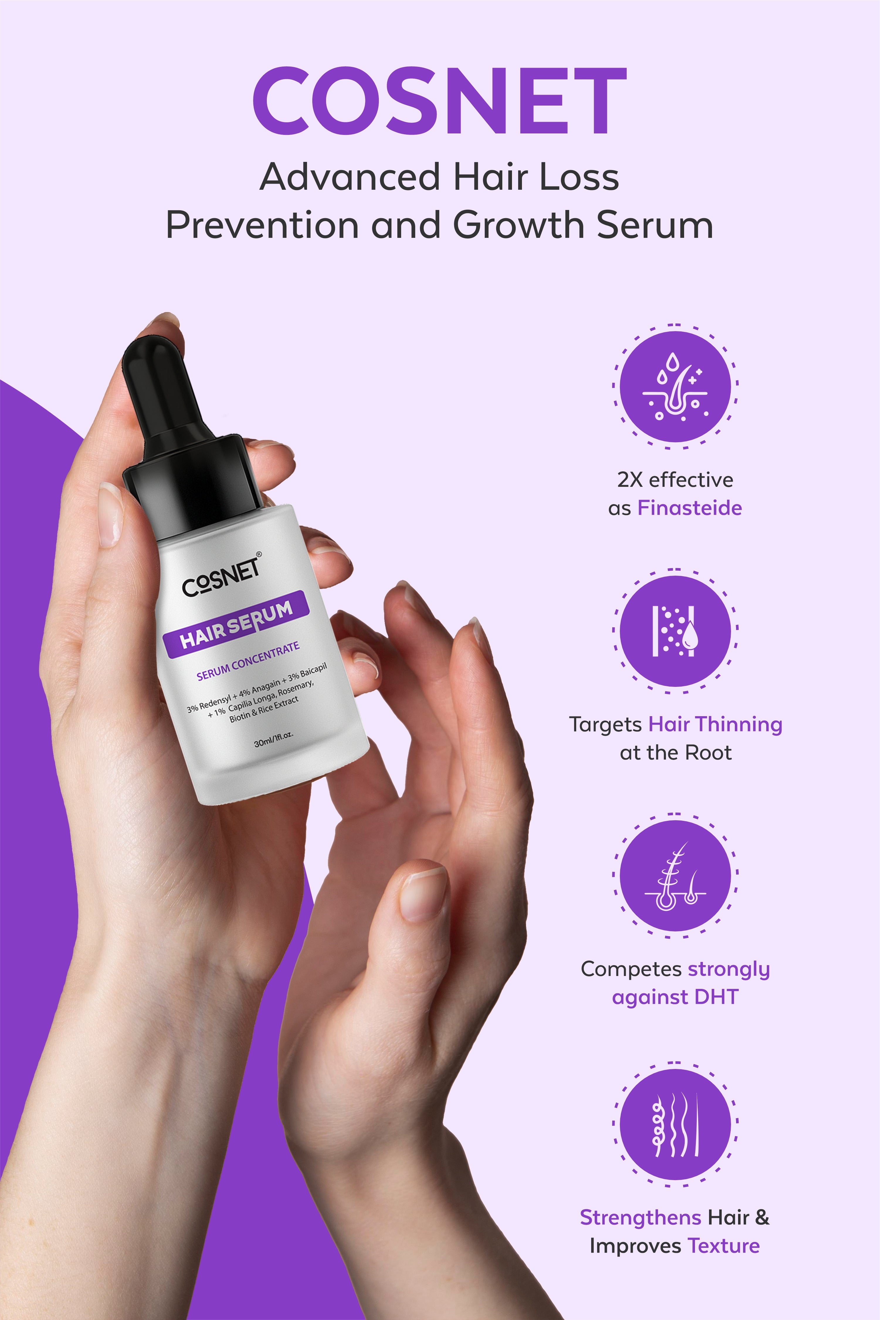 Cosnet hair serum