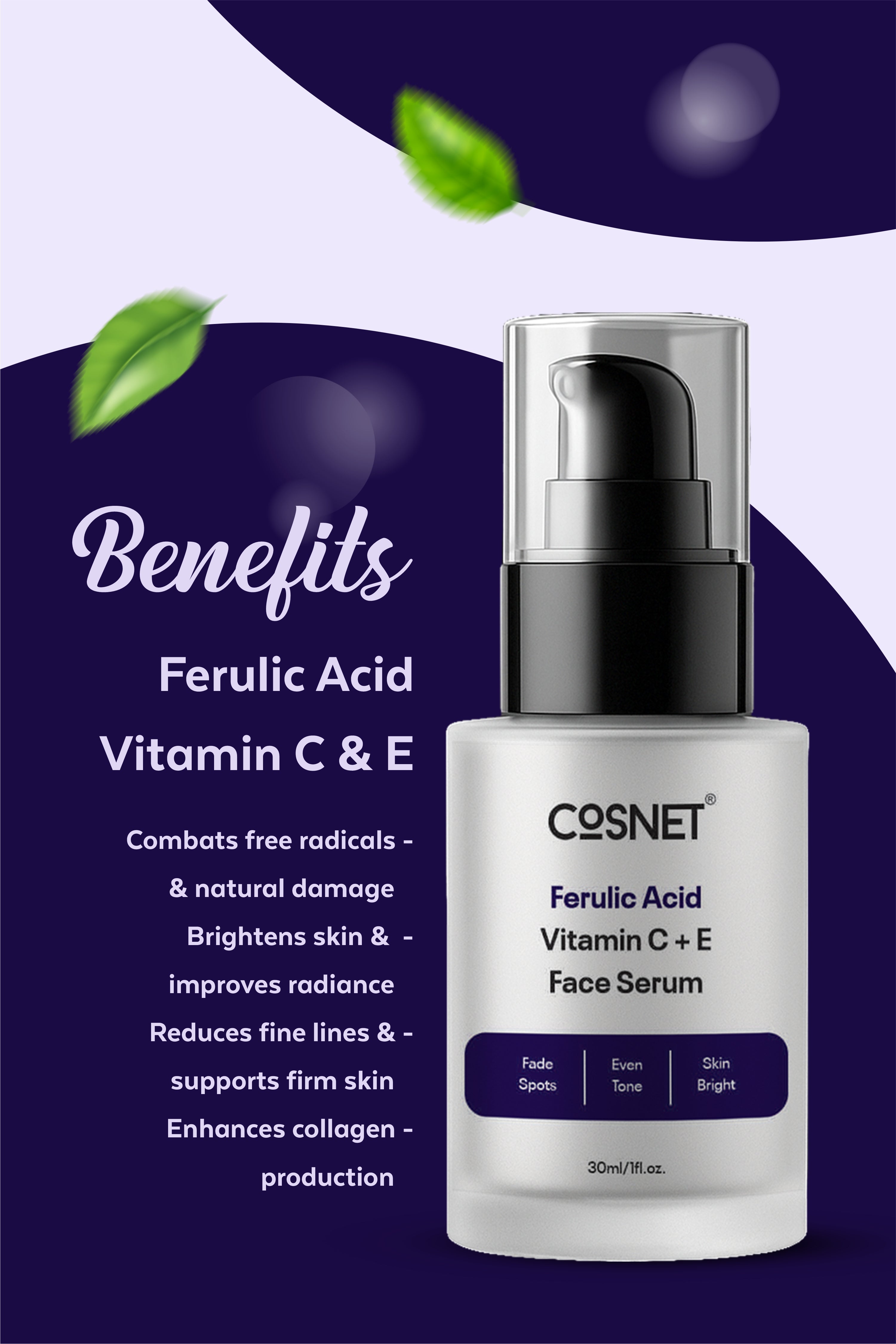Ferulic Acid Vitamin C + E Face Serum