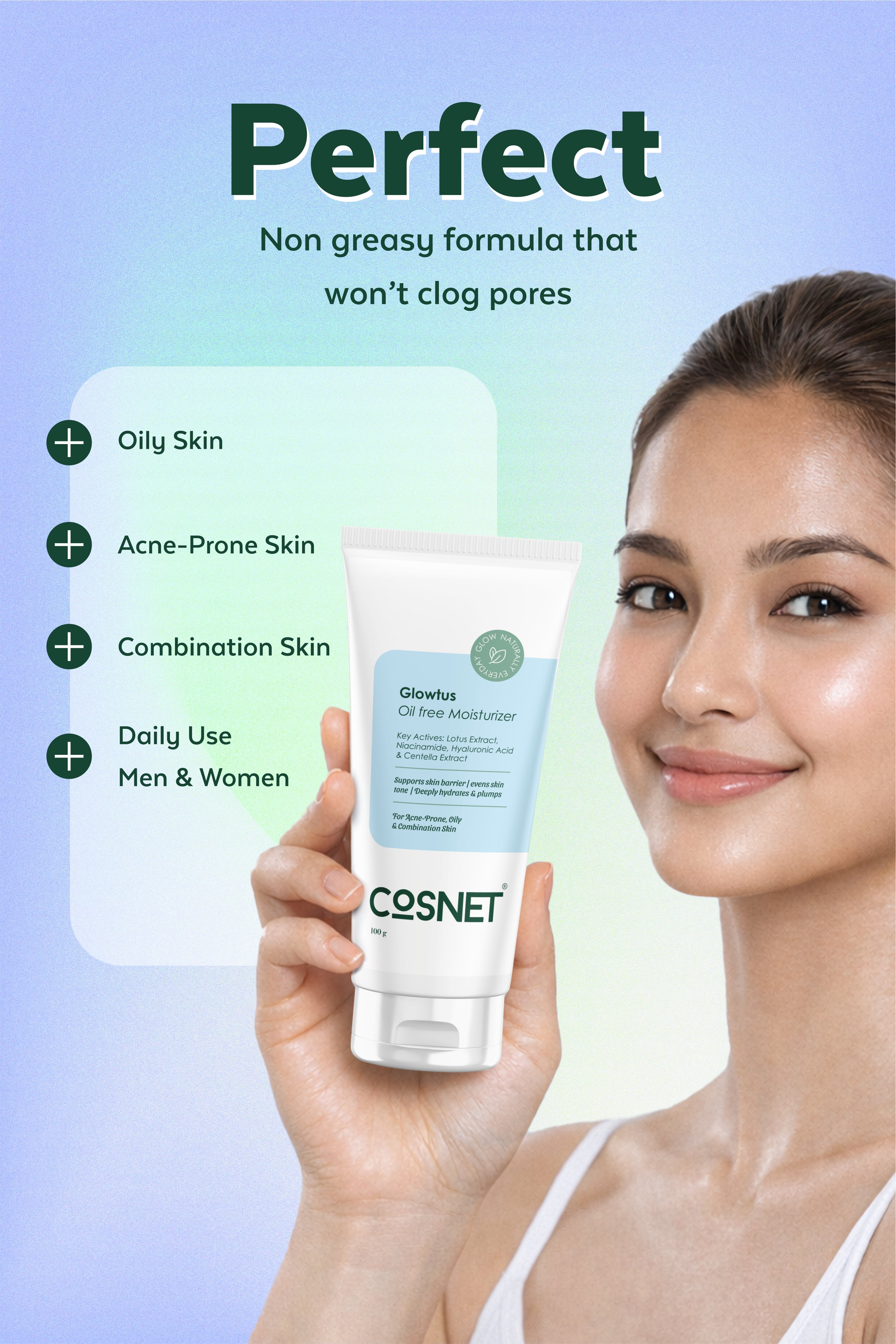 COSNET Glowtus Oil Free Moisturizer