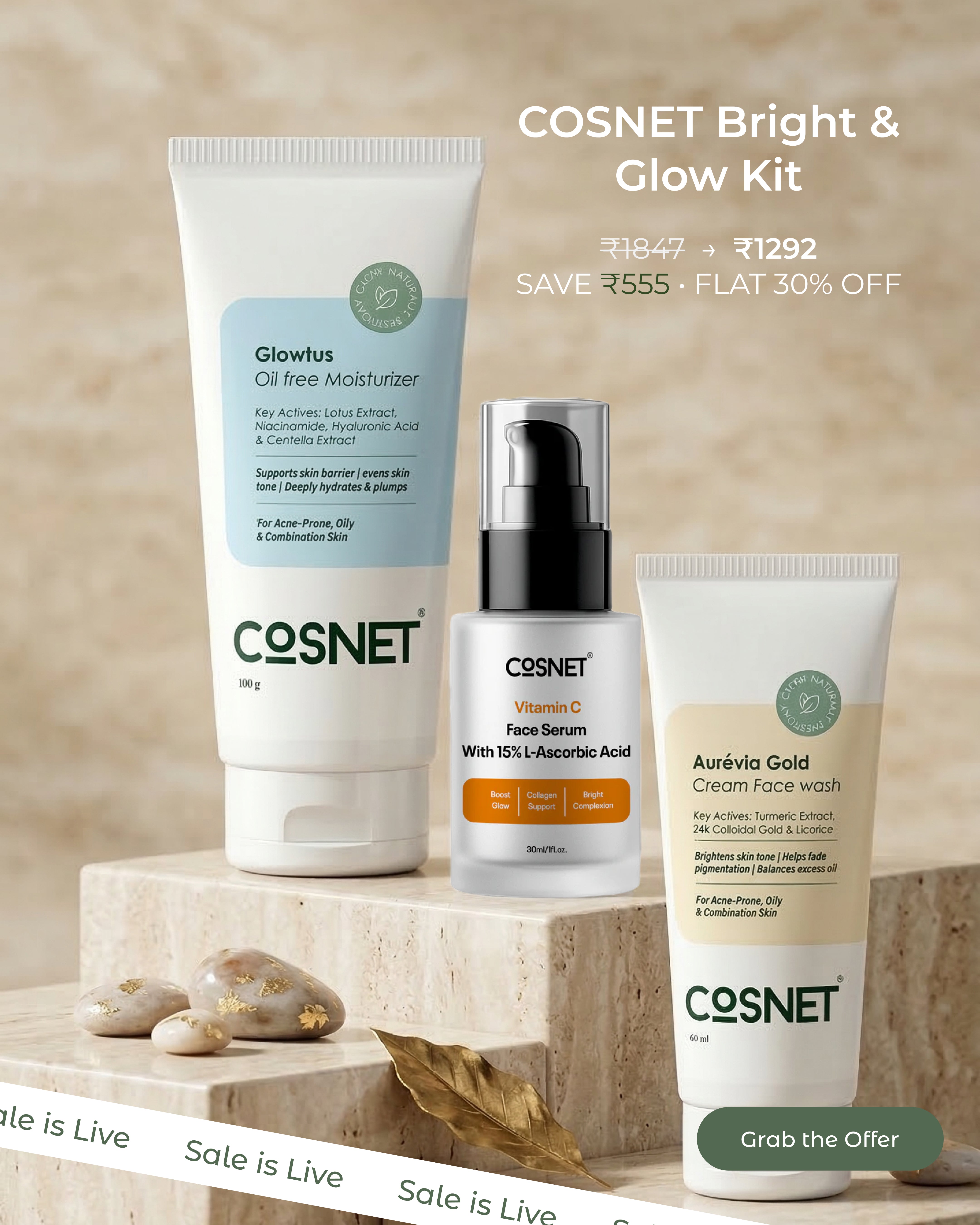 COSNET Bright & Glow Kit