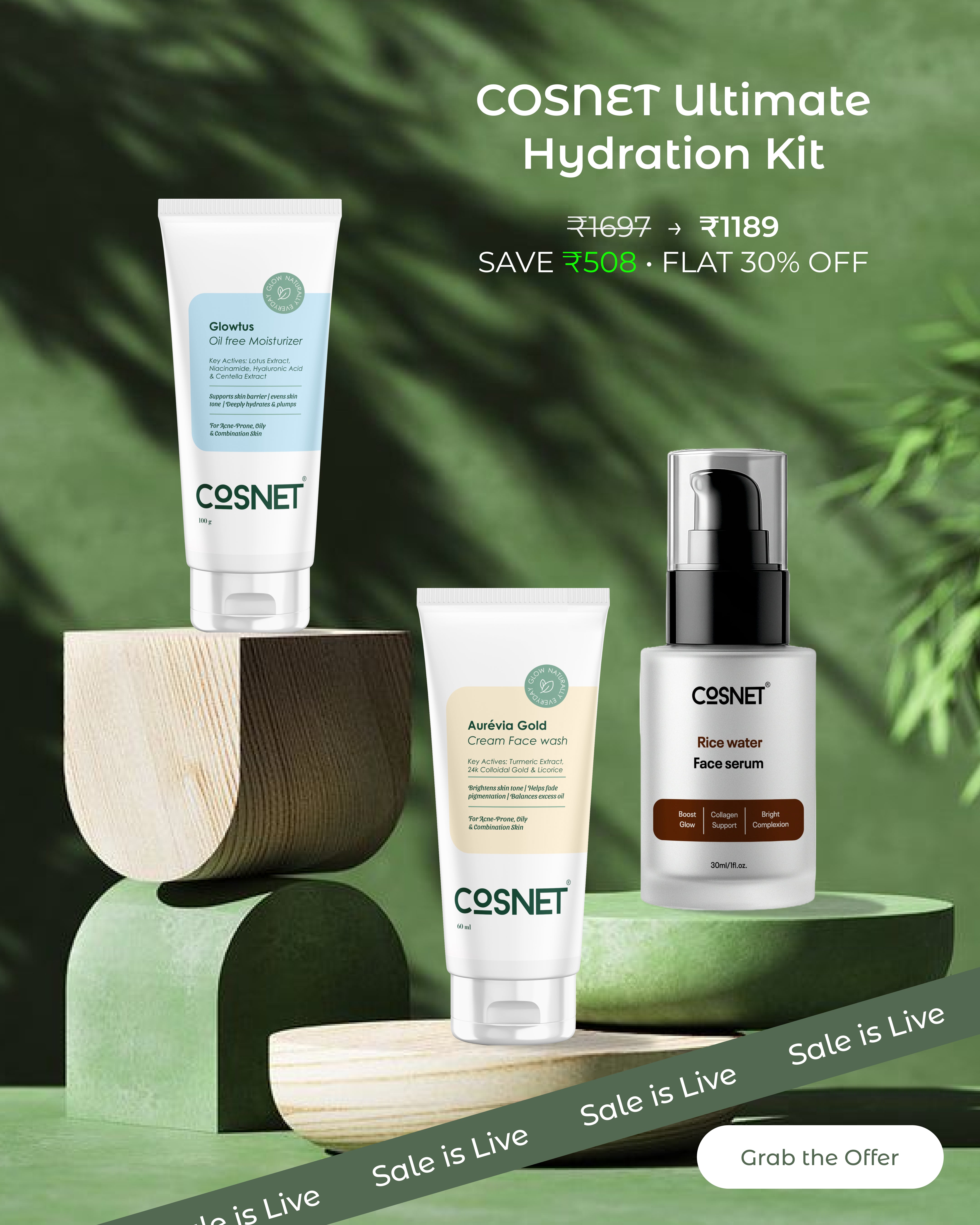 COSNET Complete Heavy Moisturising Kit