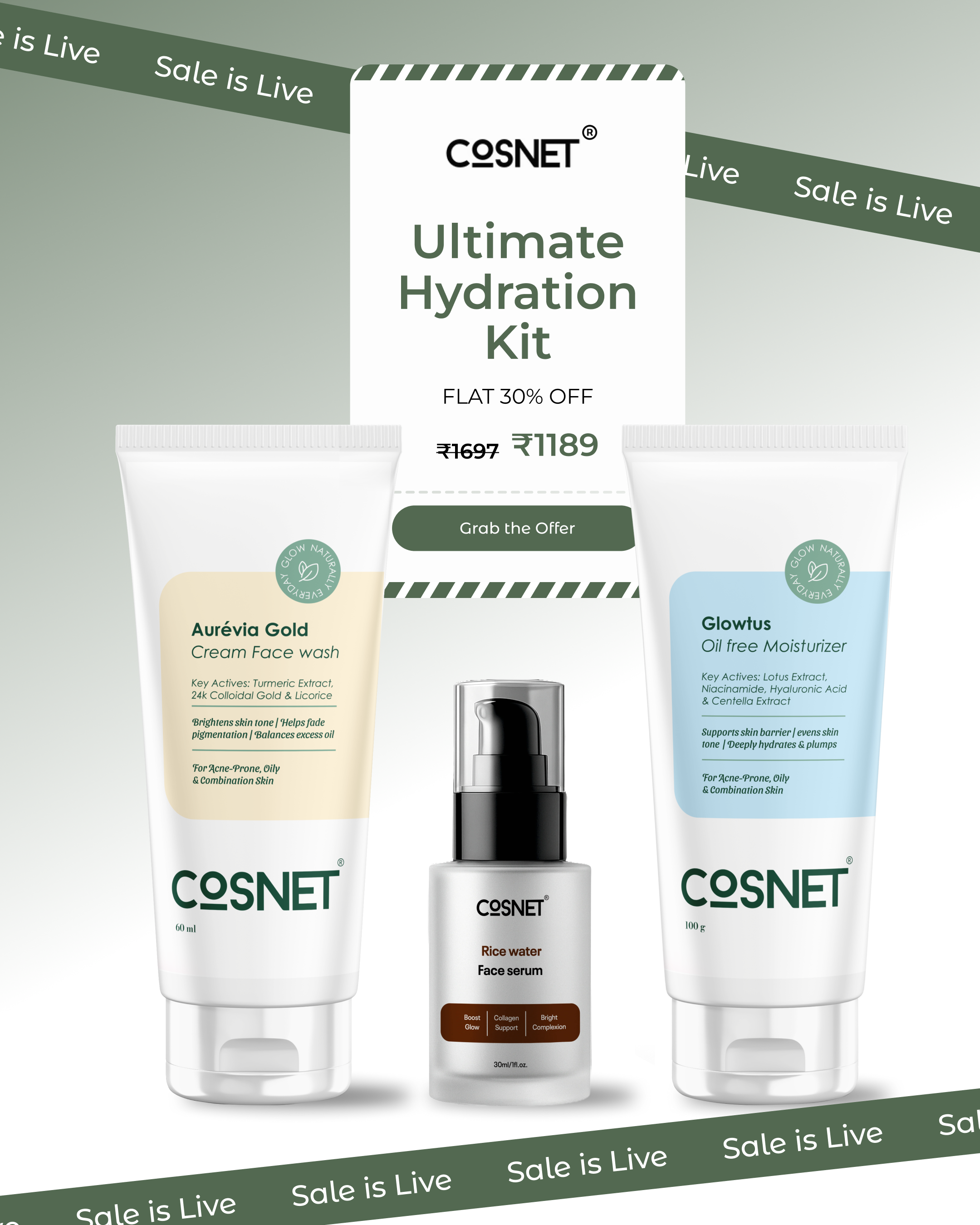 COSNET Complete Heavy Moisturising Kit