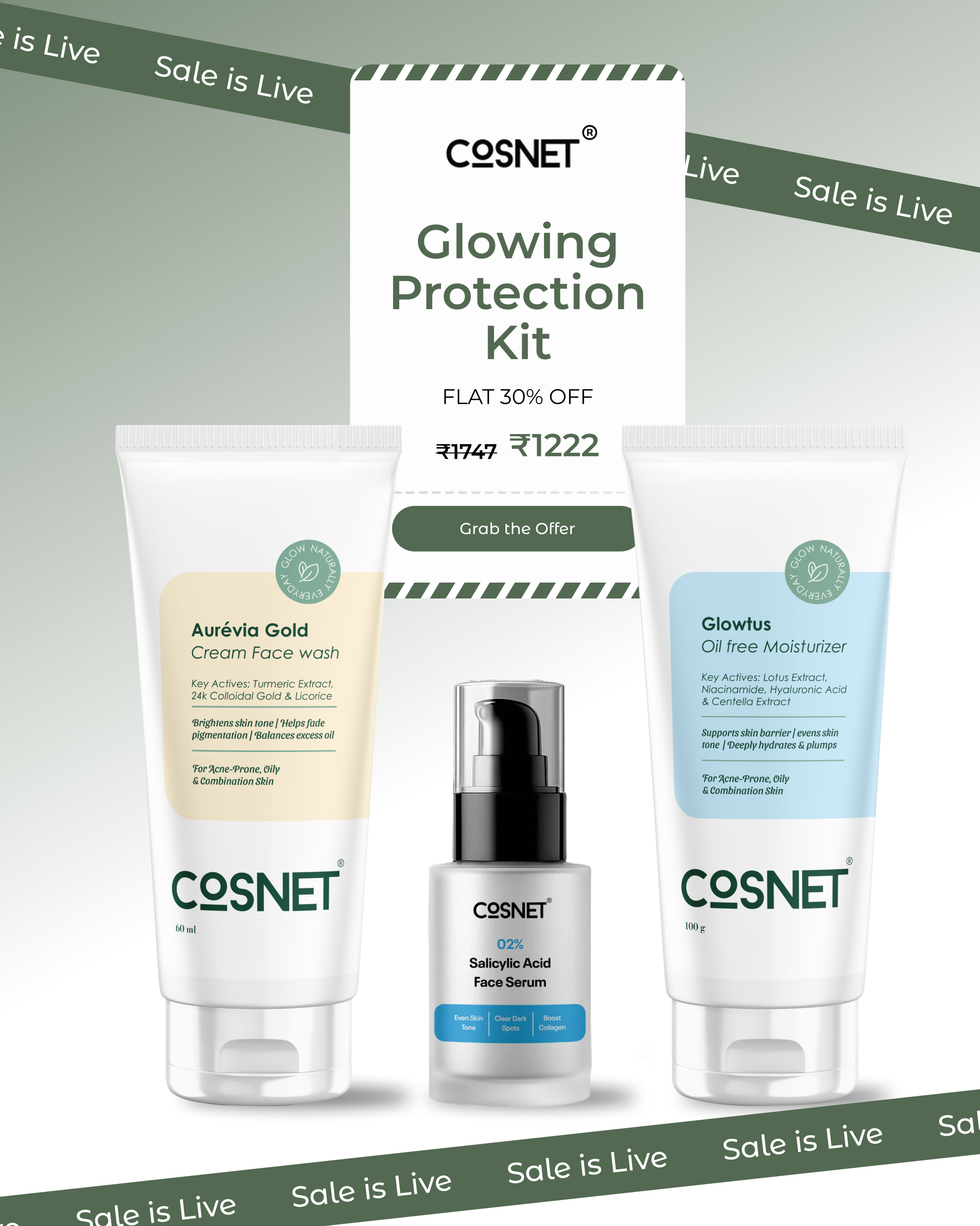 COSNET Clear Acne Control Kit