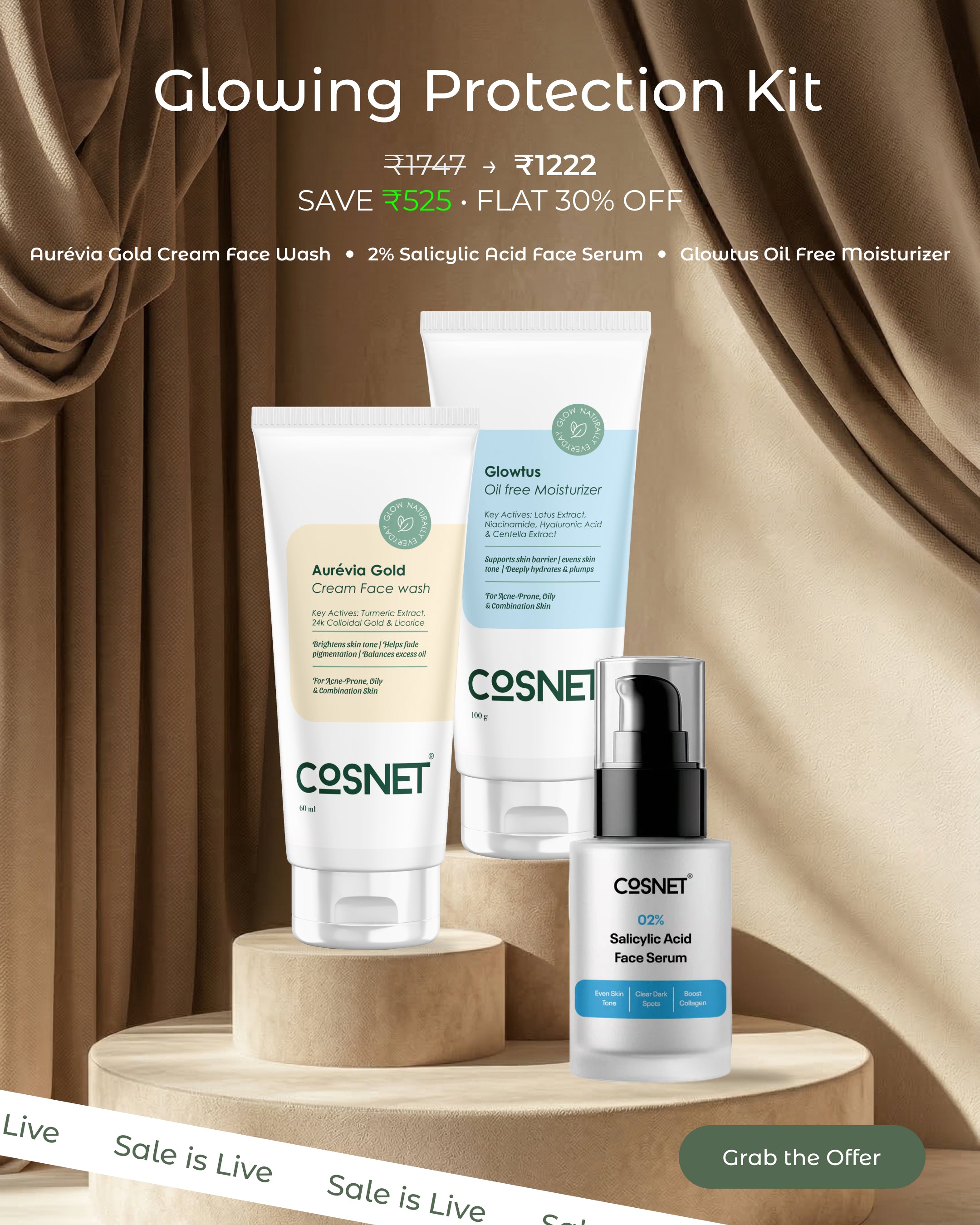 COSNET Clear Acne Control Kit